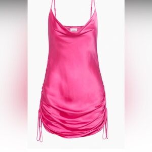 Wilfred ruched slip dress